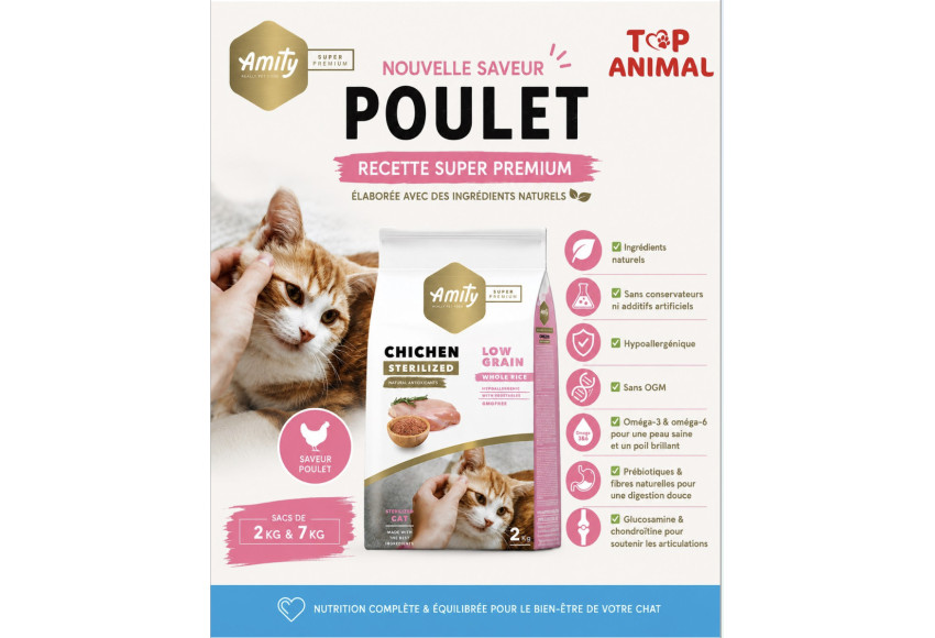 NOUVELLE SAVEUR - GAMME AMITY SUPER PREMIUM CHAT !